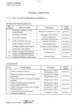 ADMIRAL fotel gabinetowy popielato / czarny1 sztuka