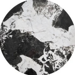 ALEXANDRA zestaw 2 ław, czarny marmur / czarny1 sztuka