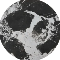 ALEXANDRA zestaw 2 ław, czarny marmur / czarny1 sztuka