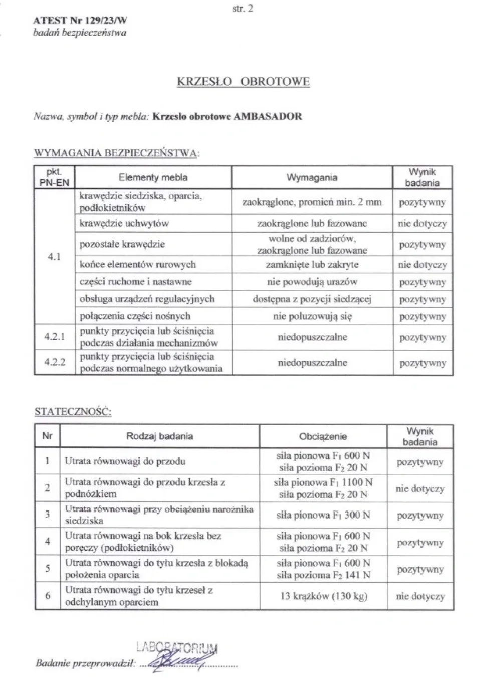 AMBASADOR fotel gabinetowy popielato / czarny1 sztuka