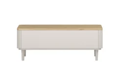 AMILIO ŁAWA 100 2SZ - cashmere / dąb olejowany / nogi cashmere
