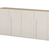 AMILIO KOMODA 200 4D - cashmere / dąb olejowany / uchwyty cashmere