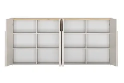 AMILIO KOMODA 200 4D - cashmere / dąb olejowany / uchwyty cashmere
