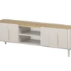 AMILIO RTV 170 1K1SZ - cashmere / dąb olejowany / uchwyty cashmere / nogi cashmere