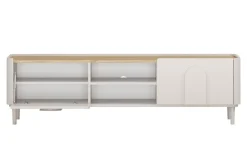 AMILIO RTV 170 1K1SZ - cashmere / dąb olejowany / uchwyty cashmere / nogi cashmere