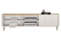 AMILIO RTV 170 1K1SZ - cashmere / dąb olejowany / uchwyty cashmere / nogi cashmere