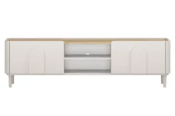 AMILIO RTV 170 1K1SZ - cashmere / dąb olejowany / uchwyty cashmere / nogi cashmere