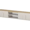 AMILIO RTV 220 1K1SZ - cashmere / dąb olejowany / uchwyty cashmere