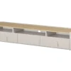AMILIO RTV 200 1K2SZ - cashmere / dąb olejowany / uchwyty cashmere