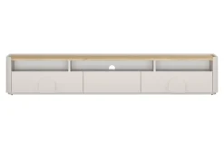 AMILIO RTV 200 1K2SZ - cashmere / dąb olejowany / uchwyty cashmere