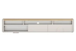 AMILIO RTV 200 1K2SZ - cashmere / dąb olejowany / uchwyty cashmere
