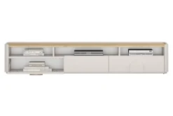 AMILIO RTV 200 1K2SZ - cashmere / dąb olejowany / uchwyty cashmere