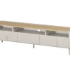 AMILIO RTV 200 1K2SZ - cashmere / dąb olejowany / uchwyty cashmere / nogi cashmere