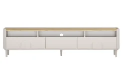 AMILIO RTV 200 1K2SZ - cashmere / dąb olejowany / uchwyty cashmere / nogi cashmere