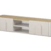 AMILIO RTV 170 1K1SZ - cashmere / dąb olejowany / uchwyty cashmere