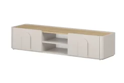 AMILIO RTV 170 1K1SZ - cashmere / dąb olejowany / uchwyty cashmere