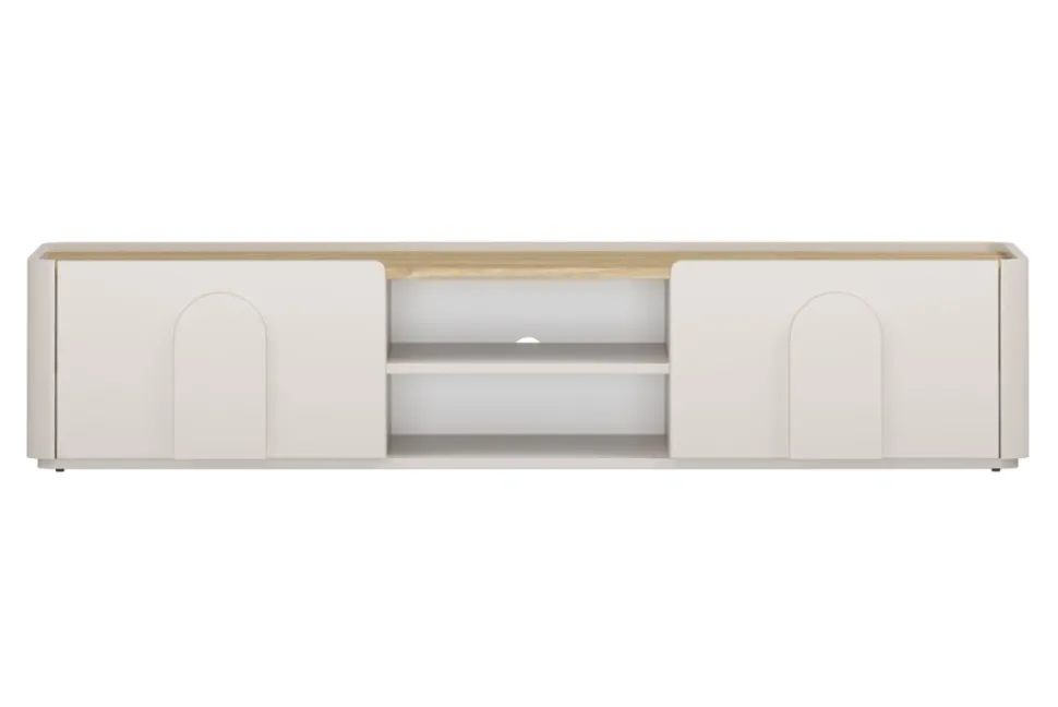 AMILIO RTV 170 1K1SZ - cashmere / dąb olejowany / uchwyty cashmere