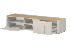 AMILIO RTV 170 1K1SZ - cashmere / dąb olejowany / uchwyty cashmere