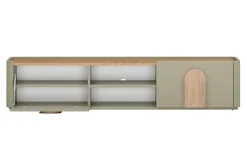 AMILIO RTV 170 1K1SZ - eukaliptus / dąb baltic dune / uchwyty dąb naturalny