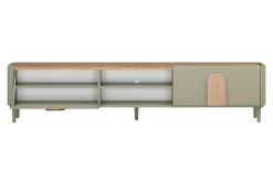 AMILIO RTV 220 1K1SZ - eukaliptus / dąb baltic dune / uchwyty dąb naturalny / nogi eukaliptus