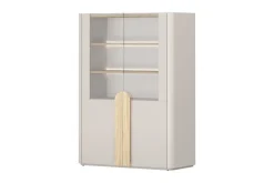 AMILIO WITRYNA 100 2D - cashmere / dąb olejowany / uchwyty dąb jasny