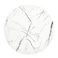 ANTICA M ława blat - biały marmur, stelaż - czarny (2p=1szt)1 sztuka