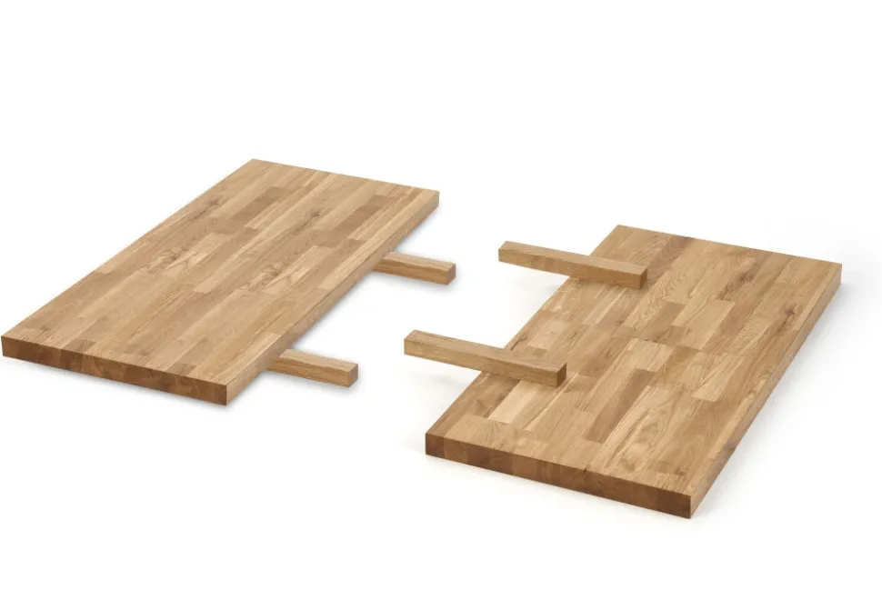 APEX & RADUS - przedłużka blatu 85x40 cm; drewno lite - dębowe kolor: dąb naturalny (1p=1kpl)1 sztuka