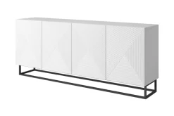 ASHA KOMODA 200 4D - biały mat / stelaż
