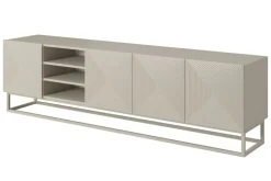 ASHA RTV 200 5D z wnęką - cashmere / stelaż cashmere