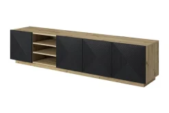 ASHA RTV 200 5D z wnęką - czarny mat / artisan