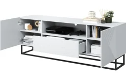 ASHA RTV 167 2D1SZ - biały mat / stelaż