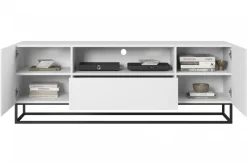 ASHA RTV 167 2D1SZ - biały mat / stelaż