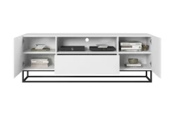 ASHA RTV 167 2D1SZ - biały mat / stelaż