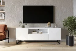 ASHA RTV 167 2D1SZ - biały mat / stelaż