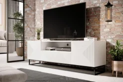 ASHA RTV 167 2D1SZ - biały mat / stelaż