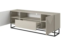 ASHA RTV 167 2D1SZ - cashmere / czarny stelaż