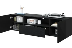 ASHA RTV 167 2D1SZ - czarny mat / wisząca