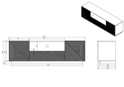 ASHA RTV 167 2D1SZ - czarny mat
