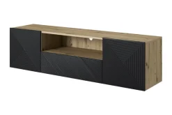 ASHA RTV 167 2D1SZ - czarny mat / artisan / wisząca