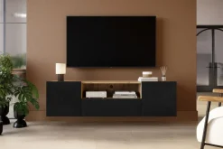 ASHA RTV 167 2D1SZ - czarny mat / artisan / wisząca