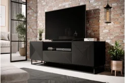 ASHA RTV 167 2D1SZ - czarny mat / stelaż
