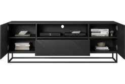 ASHA RTV 167 2D1SZ - czarny mat / stelaż