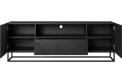 ASHA RTV 167 2D1SZ - czarny mat / stelaż