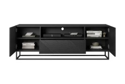 ASHA RTV 167 2D1SZ - czarny mat / stelaż