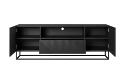 ASHA RTV 167 2D1SZ - czarny mat / stelaż