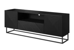 ASHA RTV 167 2D1SZ - czarny mat / stelaż