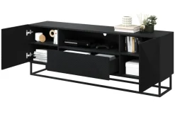 ASHA RTV 167 2D1SZ - czarny mat / stelaż