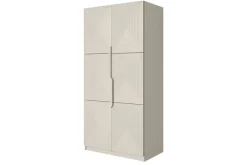 ASHA SZAFA 100 2D - cashmere / uchwyty cashmere / cokół