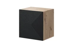 ASHA SZAFKA WISZĄCA 40 1D - czarny mat / artisan