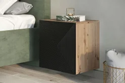 ASHA SZAFKA WISZĄCA 40 1D - czarny mat / artisan